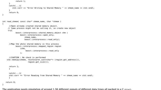 Signal simulation through Python scripts using shared memory for testing a C application смотреть онлайн