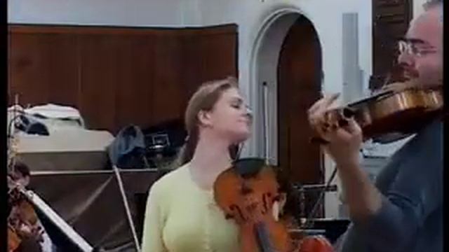 Julia Fischer and Gordan Nikolic record Mozart K364 part2 смотреть онлайн