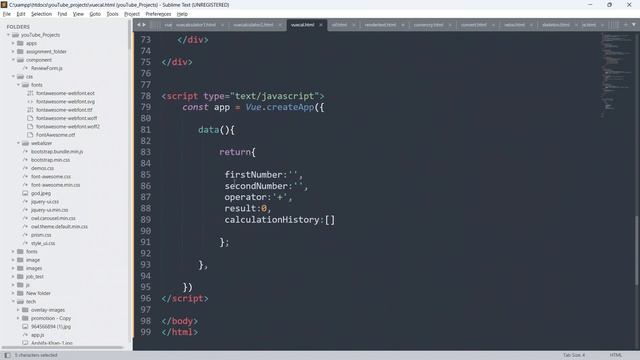 How To Create Advance Calculator Using HTML5, CSS3 & Vue.js 3 | Build A Calculator in Vue 3 - #vue смотреть онлайн