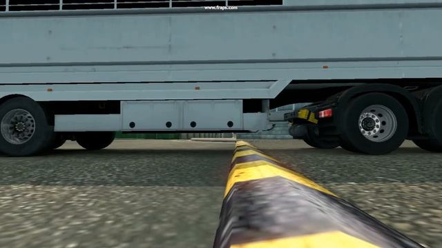 Работа подвески в ETS 2 1.27...