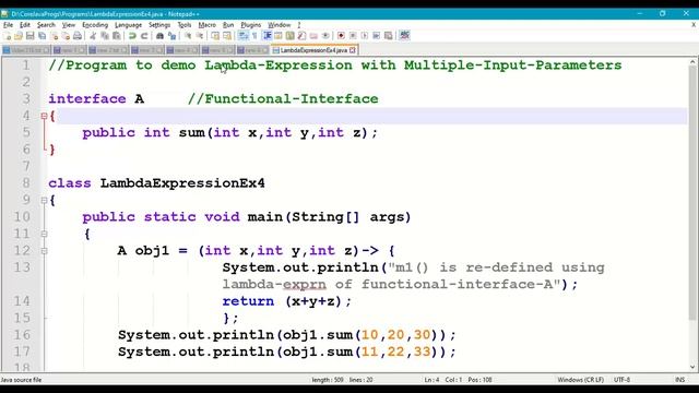 Java Lambda Expressions with Multiple-Input-Parameters #316 | Java Anonymous Functions| Java Lambda смотреть онлайн