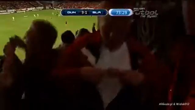 Piękny gol Sebastiana Dudka w meczu Śląsk Dundee смотреть онлайн