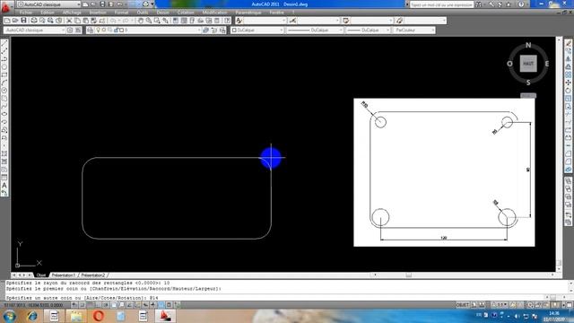 AutoCAD 2 D Exemple 2 смотреть онлайн