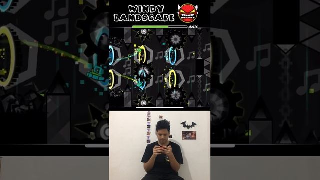 (On Mobile) Windy Landscape 100% | Geometry Dash смотреть онлайн
