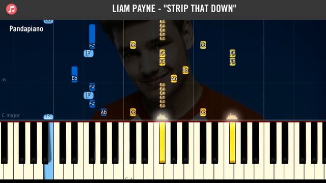 Liam Payne - "Strip That Down" Piano Tutorial - Chords - How To Play - Cover смотреть онлайн