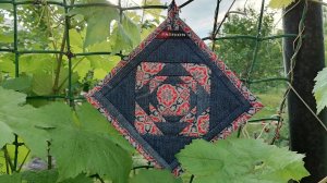 Как сшить джинсовую прихватку.