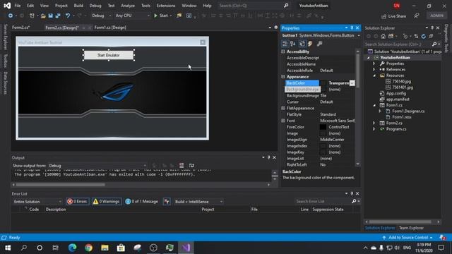 Starting Emulator c# | Make own Antiban |Antiban series Part 3 |JKH TECK смотреть онлайн