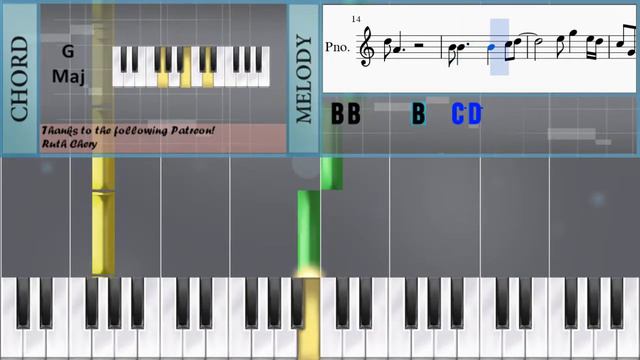 Piano Tutorial: How to play Imagine by John Lennon смотреть онлайн