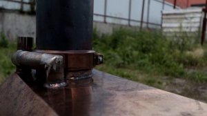 Печь скоропарка для походной бани. Вторая версия.