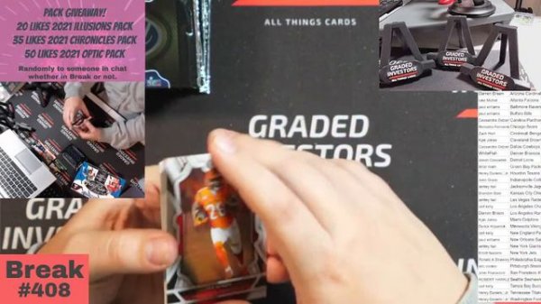 Monday Night Break #407 #408 #409 2021 Select Football Certified Football and Optic Fastbreak Bas…