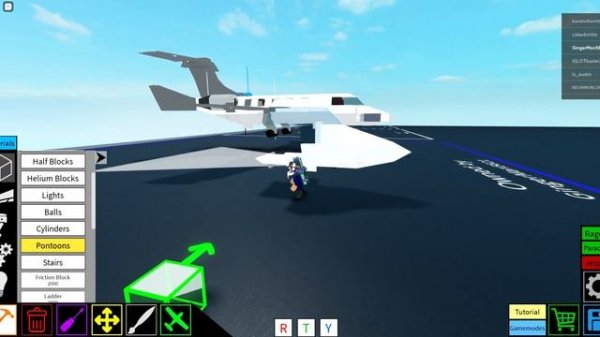 Roblox plane crazy private jet  tutorial part1
