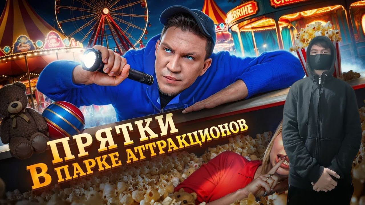 kuraidju смотрит Финал. Экстремальные Прятки с ПОДПИСЧИКАМИ в ПАРКЕ АТТРАКЦИОНОВ смотреть онлайн