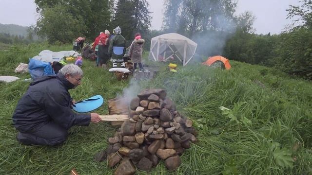 Сплав по реке Усьва. Походная баня. смотреть онлайн