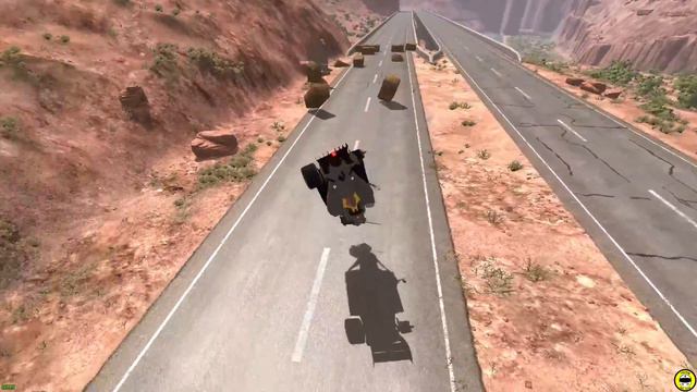 Car Hitting 10+ Hay Bales - What Happens? смотреть онлайн