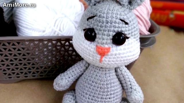 Амигуруми: схема Заинька Бусинка. Игрушки вязаные крючком - Free crochet patterns. смотреть онлайн