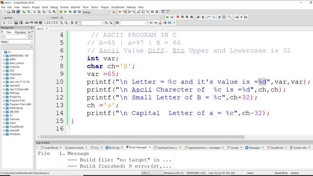 C Program Ascii Value ( Bengali) | Ascii Code er C program | Lecture : 13 смотреть онлайн