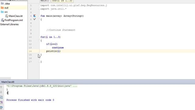 Kotlin Tutorial # 14 | CONTINUE Statement with Labeled in Kotlin Programming Language in Urdu-Hindi смотреть онлайн
