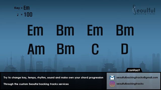 [Seoulful Backing Tracks #3] Retro 70's Style Groovy minor Funk in Em смотреть онлайн