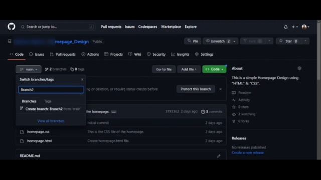 How to create a Branch on Github смотреть онлайн
