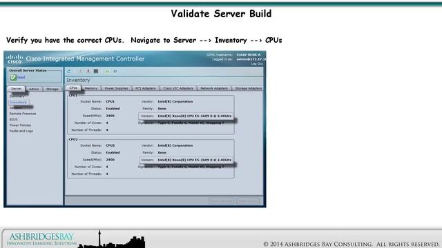 Day 1: UC on C-Series CIMC Configuration and Use смотреть онлайн