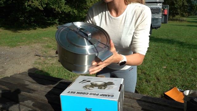 Is STANLEY CAMP PRO COOK SET the best camp kitchen for overlanders ? (unboxing and fire cooking) смотреть онлайн