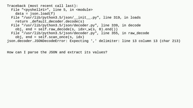 Why can't Python parse this JSON data? [closed] смотреть онлайн