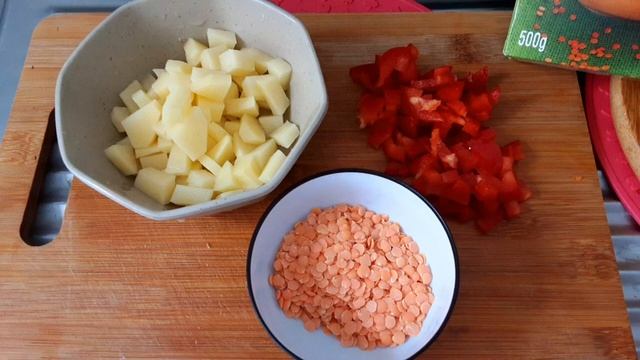 Суп с Ревенем и Чечевицей. #Мои 100 супов. Быстрый наваристый супчик/Soupe De Rhubarbe Et Lentilles