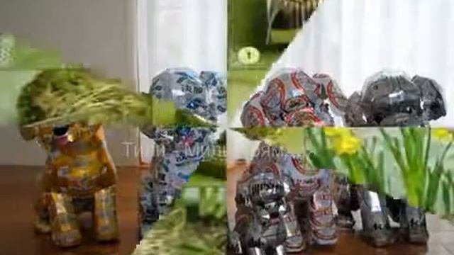 для малышей-Поделки из алюминиевых банок смотреть онлайн