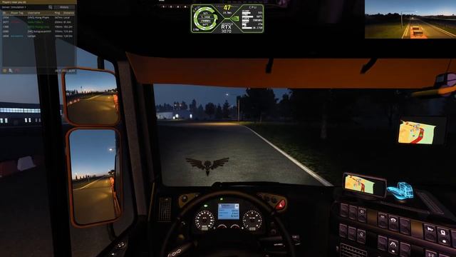 [20-11-2022] ETS2 TruckersMP in 1440p Ultra with RTX 3070 use Nvidia Profile Inspector + Rearview смотреть онлайн