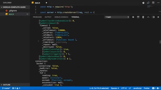 Understanding a request in NodeJS || JavaScript Frame Work смотреть онлайн