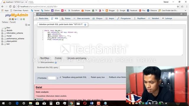Tutorial MySQL- CREATE DATABASE (Membuat Database dan Tabel dengan Kode SQL) смотреть онлайн