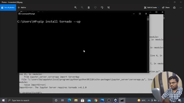 ImportError: The Jupyter Server requires tornado | Jupyter Lab Notebook Error смотреть онлайн