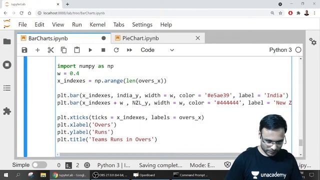 Python Library: Matplotlib Bar Chart & Pie Chart | L 20 | Data Science & Machine Learning смотреть онлайн