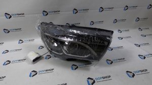 Светодиодные линзованные тюнинг фары Лада Веста.mp4