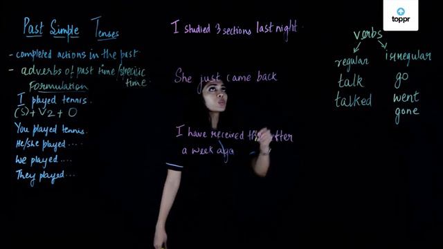 Simple Past Tense | Tenses | Class 9 English смотреть онлайн