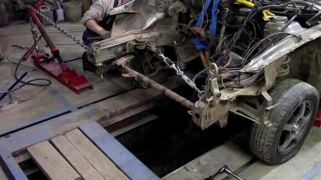 Ваз 2110.Вытяжка лонжеронов,ремонт морды смотреть онлайн