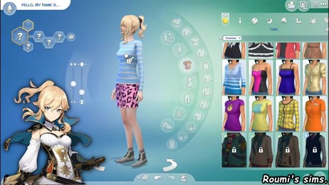 Sims 4 I Jean From Genshin Impact + CC Links смотреть онлайн