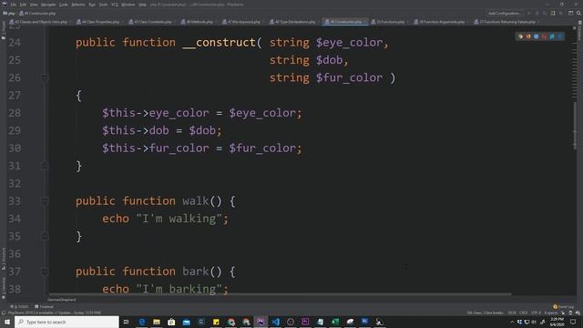 Constructors - PHP - P49 смотреть онлайн