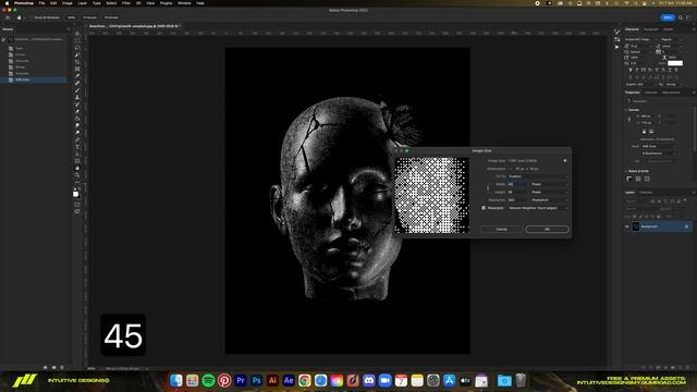 EASY BITMAP EFFECT IN PHOTOSHOP TUTORIAL (+FREE DOWNLOAD) смотреть онлайн