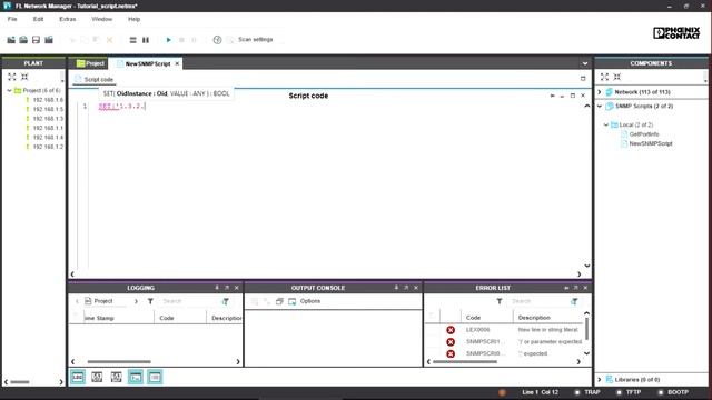 FL Network Manager – SNMP scripting смотреть онлайн
