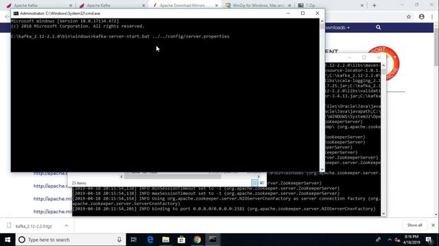 How to setup Kafka on a Windows machine смотреть онлайн