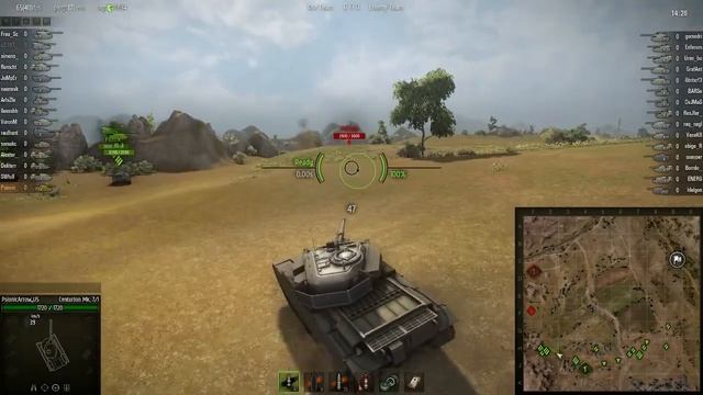 World of Tanks: 8.1 Centurion Mk. 7/1 Tier IX Medium (Test Server 1) смотреть онлайн