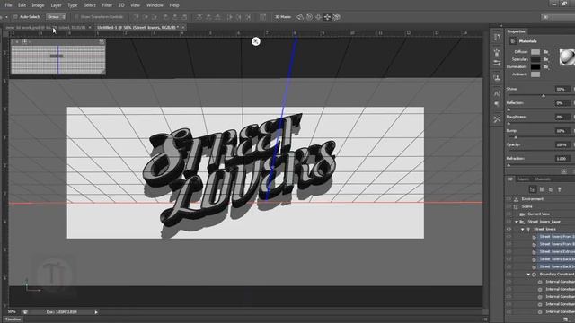 3d lighting text effect in photoshop cs6 tutorial | 3d [Episode 2] смотреть онлайн