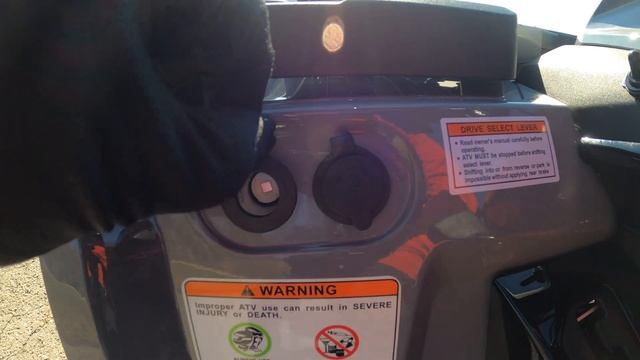 CF Moto CForce 1000 - Dashboard Display And Buttons