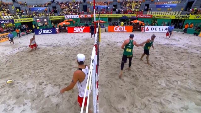 Big play from Alison and Bruno! - FIVB World Tour 2017 Rio смотреть онлайн