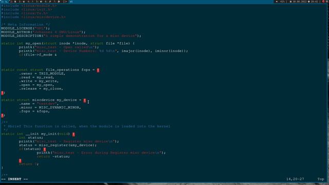 Let's code a Linux Driver - 27_ Misc device - The easy way to use device files in a LKM смотреть онлайн