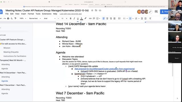 SIG Cluster Lifecycle - Cluster API Feature Group: Managed Kubernetes - 20221214 смотреть онлайн