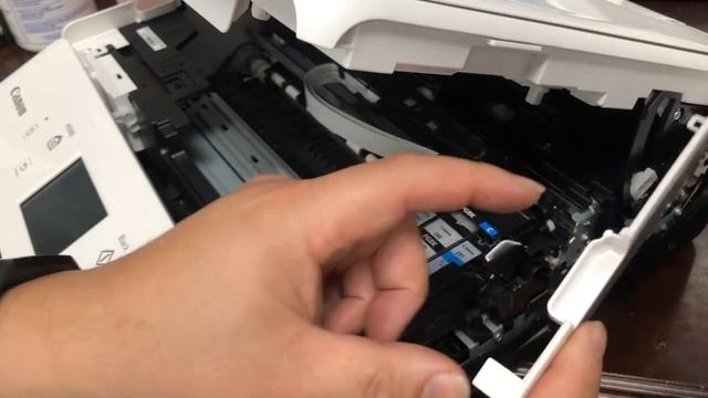 Canon Support Code 6A80 6A81 6000 1313 + Knocking Sound: Fix Waste Ink Assembly Lever Reset PIXMA