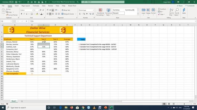 Excel - Count Function смотреть онлайн