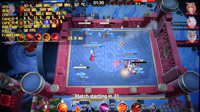 Battlerite on GeForce 9500 GT 512 MB - 720p Test смотреть онлайн